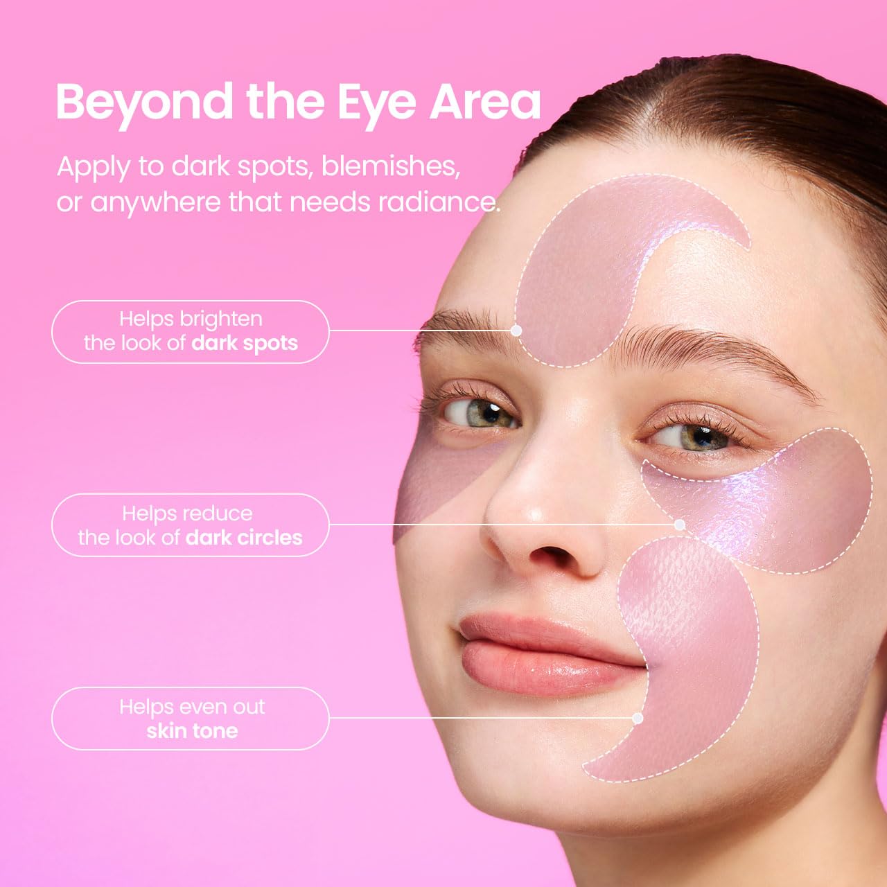 BIODANCE Collagen Peptide Eye Patches, Anti Wrinkle & Smile Line Patches for Face, Under Eye Mask for Fine Lines & Eye Bags, Travel Essentials & Self Care Gifts for Women, Korean Skin Care (60 Count)